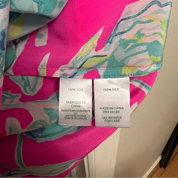 Lilly Pulitzer Lobsters in Love Elsa Top Size XL - Picture 6 of 6